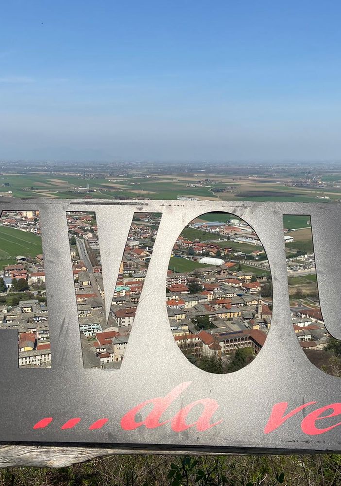 Cartello Cavour per foto su Rocca