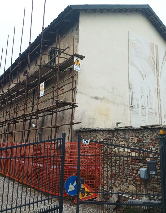 Il cantiere in Abbazia