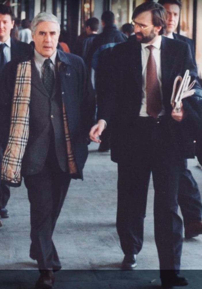 Da sinistra Franco Marini e Giorgio Merlo