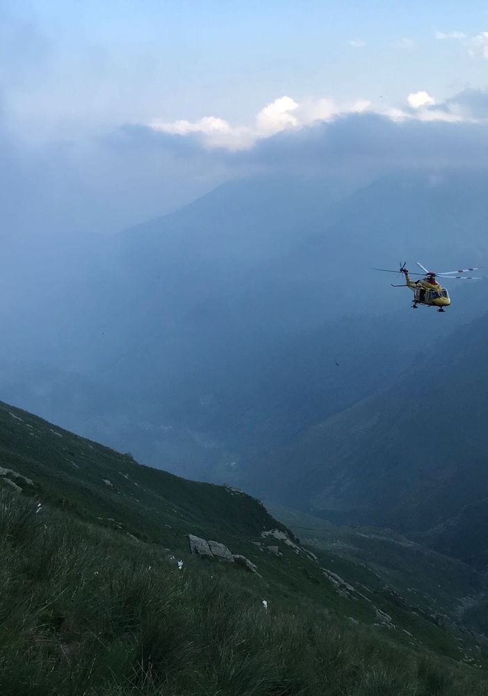 Salvato un escursionista precipitato dal Gran Truc