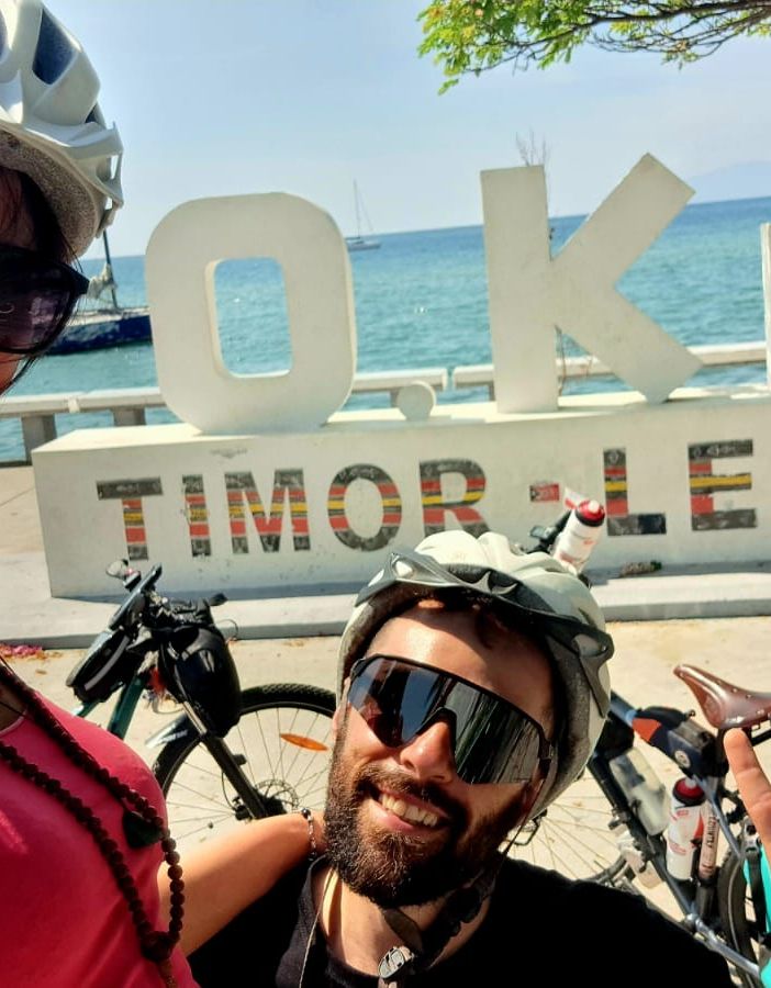 Jessica Mellica e Salvatore Sette a Timor-Leste