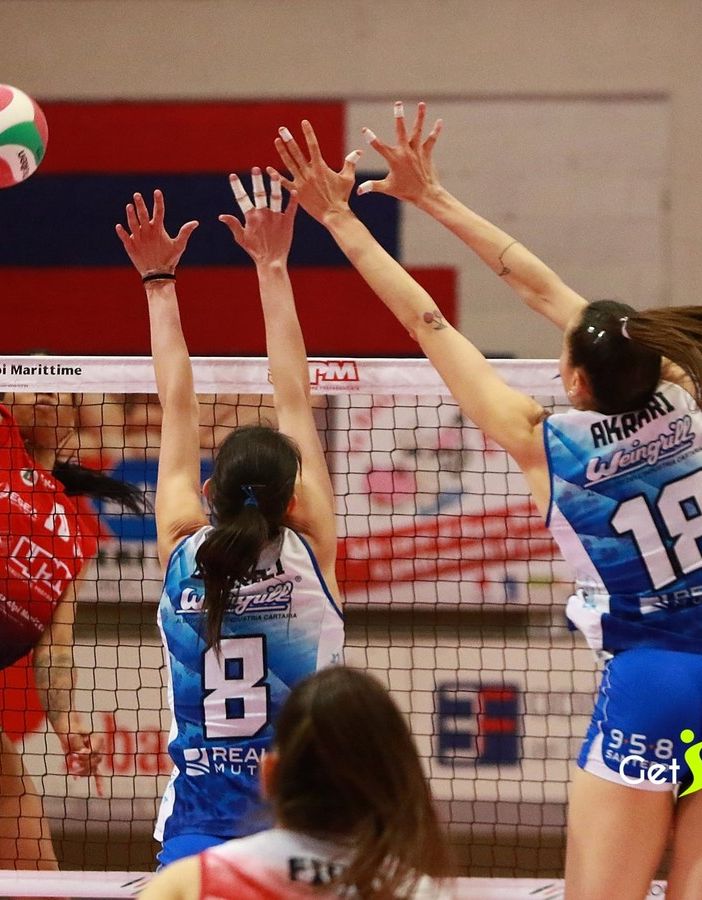 Leah Hardeman in azione contro il Pinerolo (foto Cristiano Silvestri)