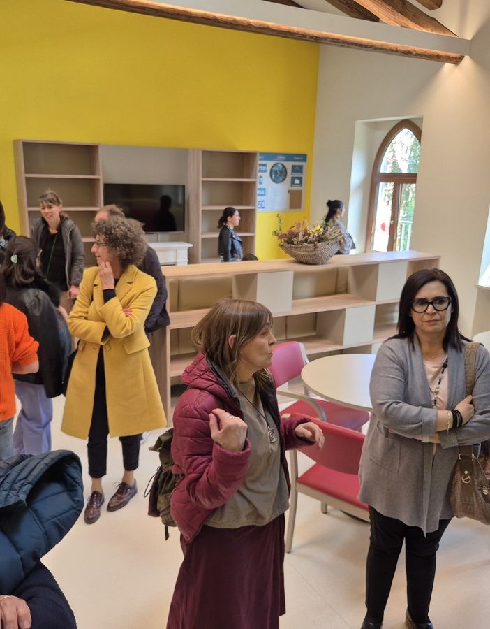 Il salone del nucleo Ciabot, inaugurato oggi