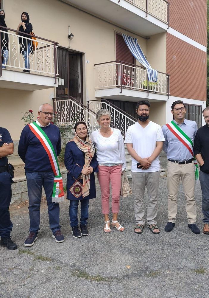 I profughi arrivati a Luserna San Giovanni
