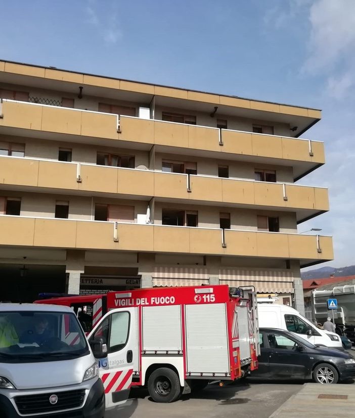 Incendio a Luserna San Giovanni 11 marzo 2021