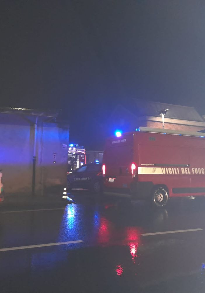 Luserna San Giovanni: principio di incendio a un deposito della Pontevecchio [FOTO]