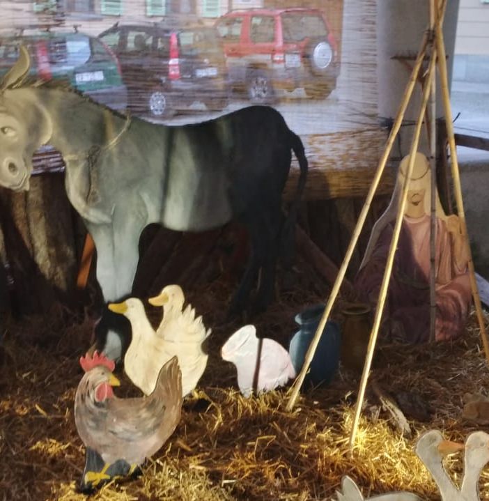 Il presepe riportato alla luce a Luserna Alta