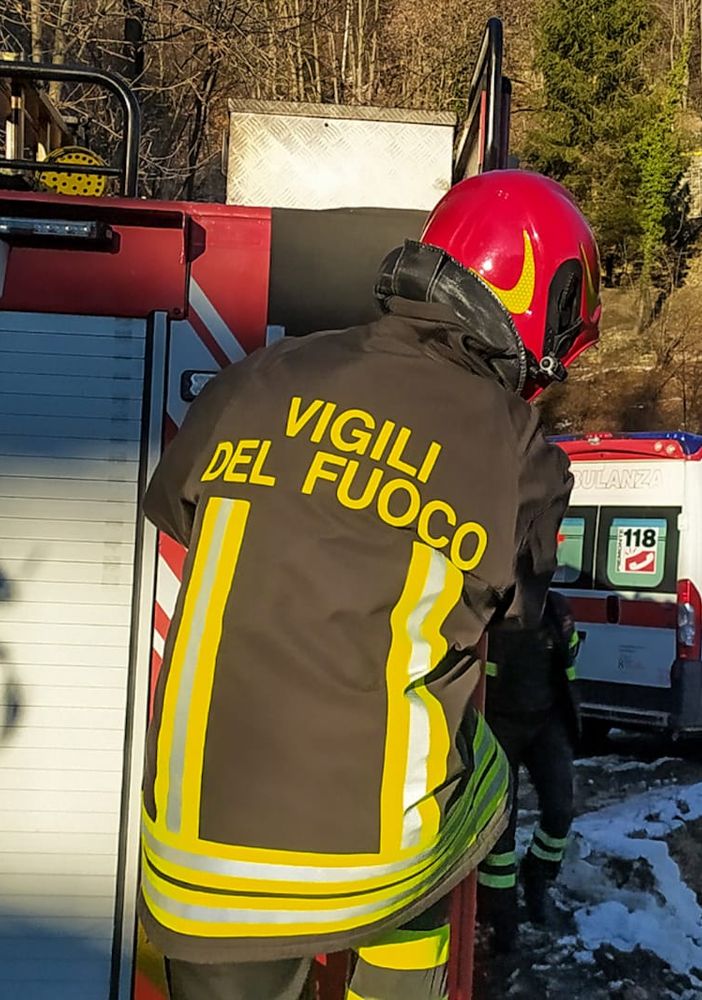 L’intervento in località Benech a Luserna San Giovanni