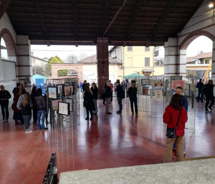 Uno scorcio della mostra a Macello