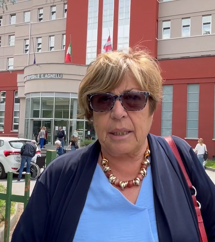 Maria Rita Cavallo, candidata alle elezioni regionali nella lista Cirio Presidente, con Enrico Delmirani