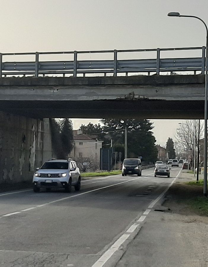 Cavalcavia via Saluzzo a Pinerolo