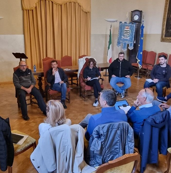 L’incontro di ieri mattina in municipio a Pinerolo