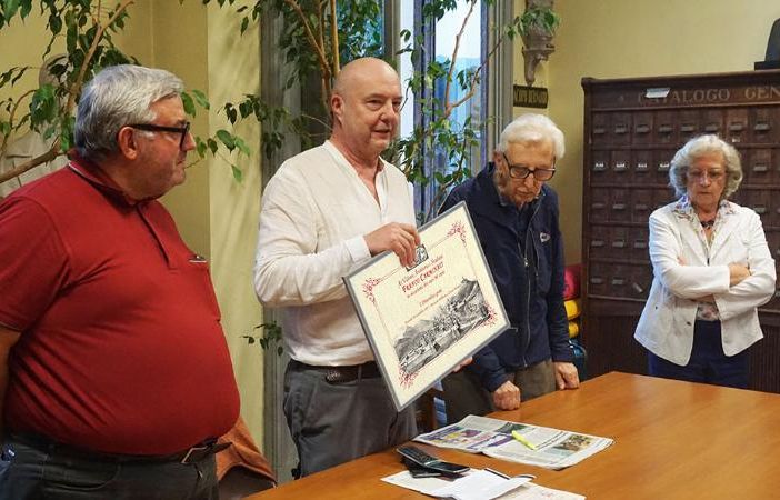 Da sinistra Andrea Balbo, Maurizio Trombotto, Franco Carminati e Margherita Drago (foto di Remo Caffaro)