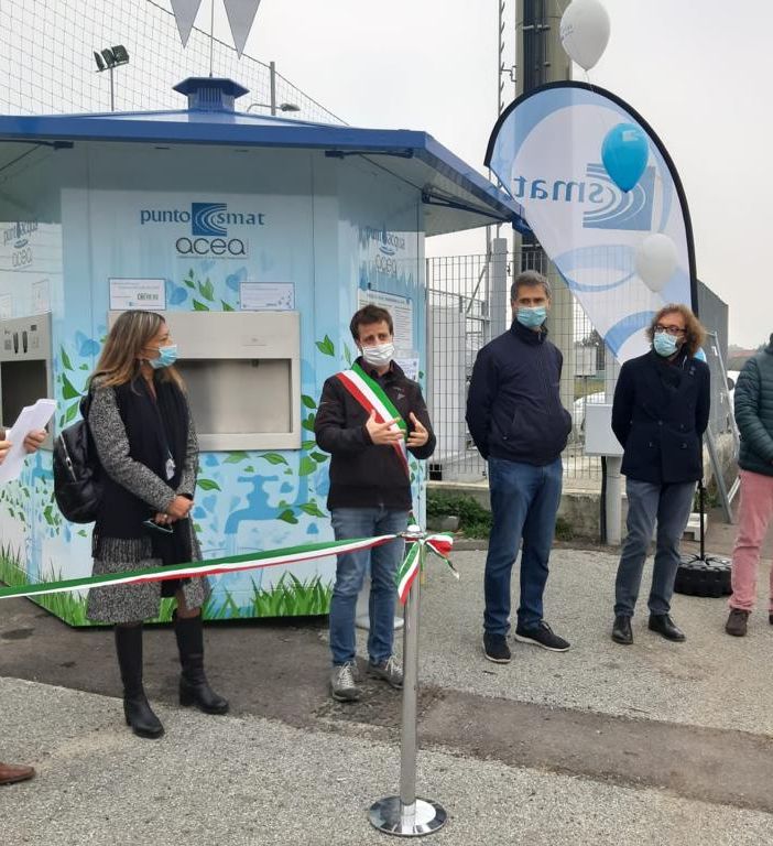 Pinerolo ha un secondo Punto acqua Smat a Riva