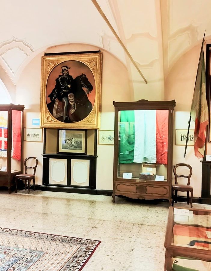 L’allestimento al Museo della Cavalleria