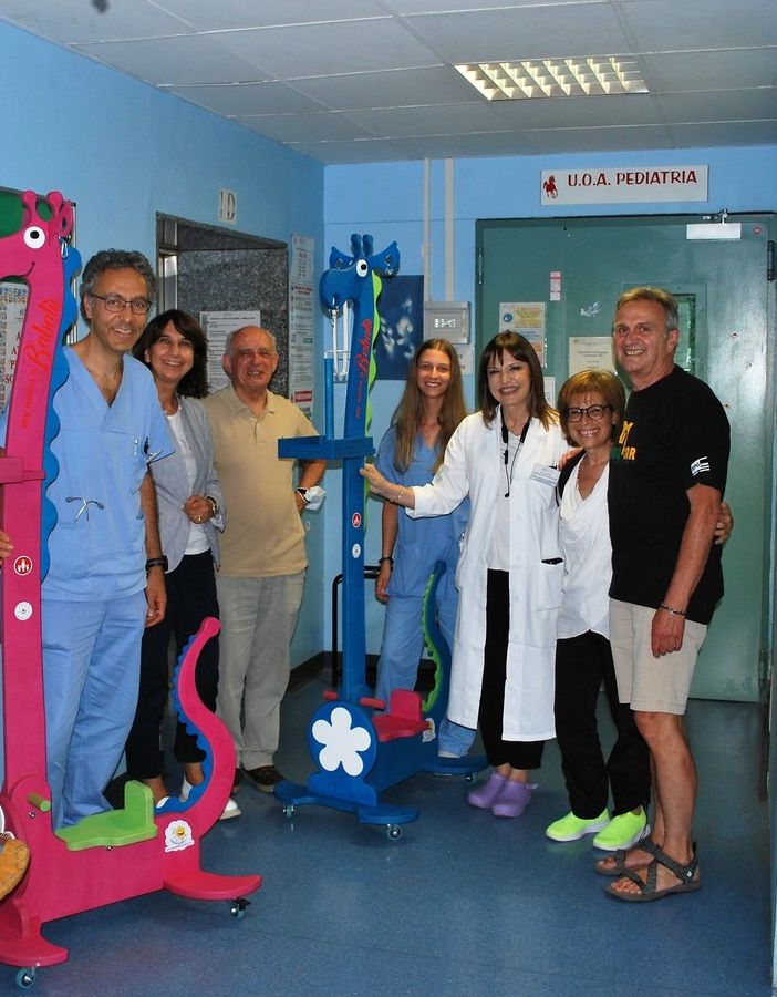 La donazione alla Pediatria di Pinerolo