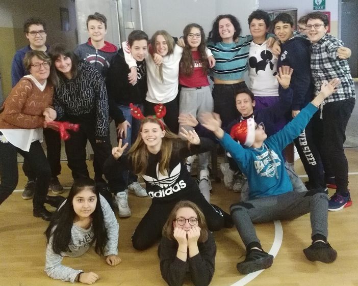 I ragazzi della Terza D di Piossasco provano a vincere la sfida con le parole