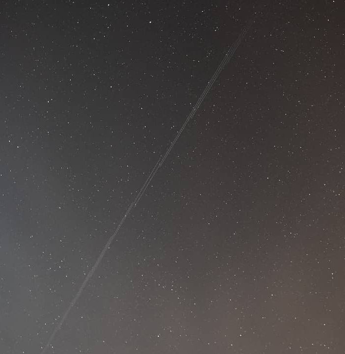 Starlink dal colle del Lazzarà
