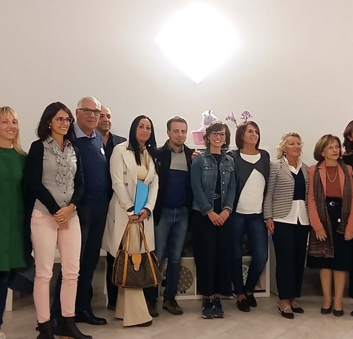 Foto di gruppo alla presentazione