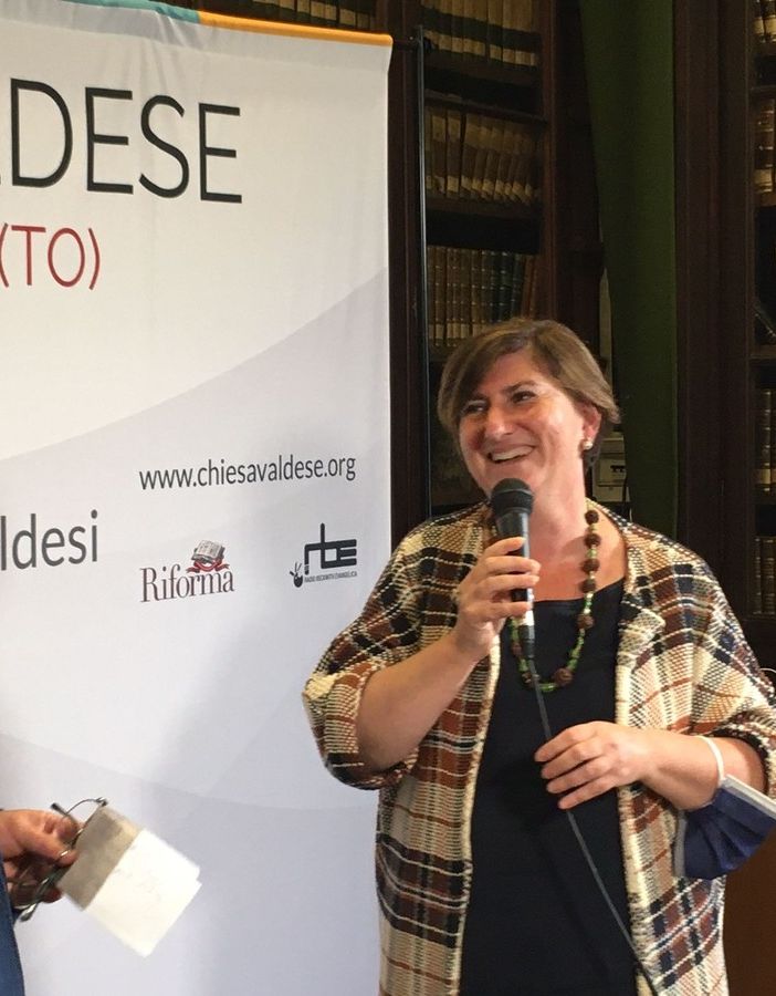 La moderatora Alessandra Trotta