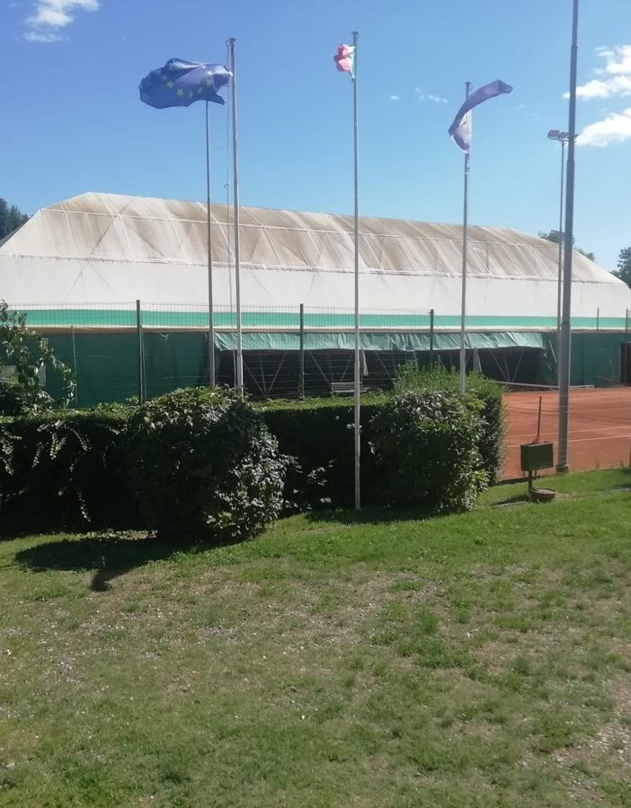 Il campo da tennis coperto di Torre Pellice