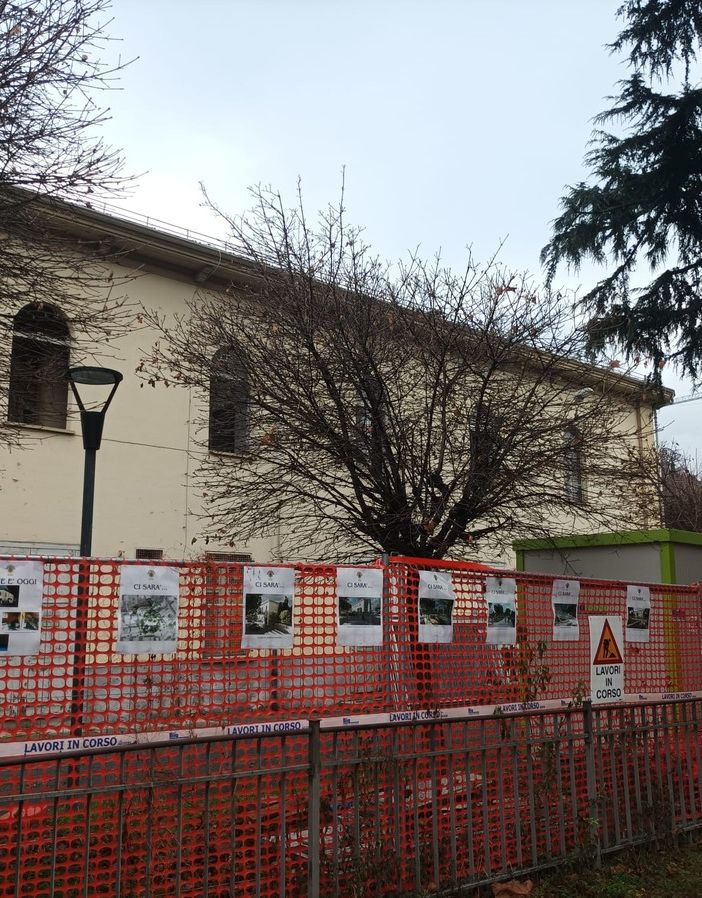 Il cantiere del Cinema Trento di Torre Pellice