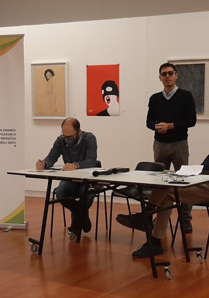 Da sinistra Chiesa, Cogno e Borgarello