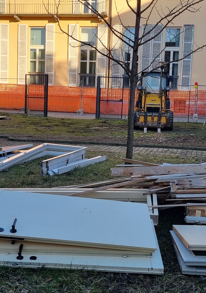 Il cantiere a Vigone