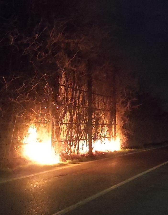 L’incendio di ieri sera a Vigone
