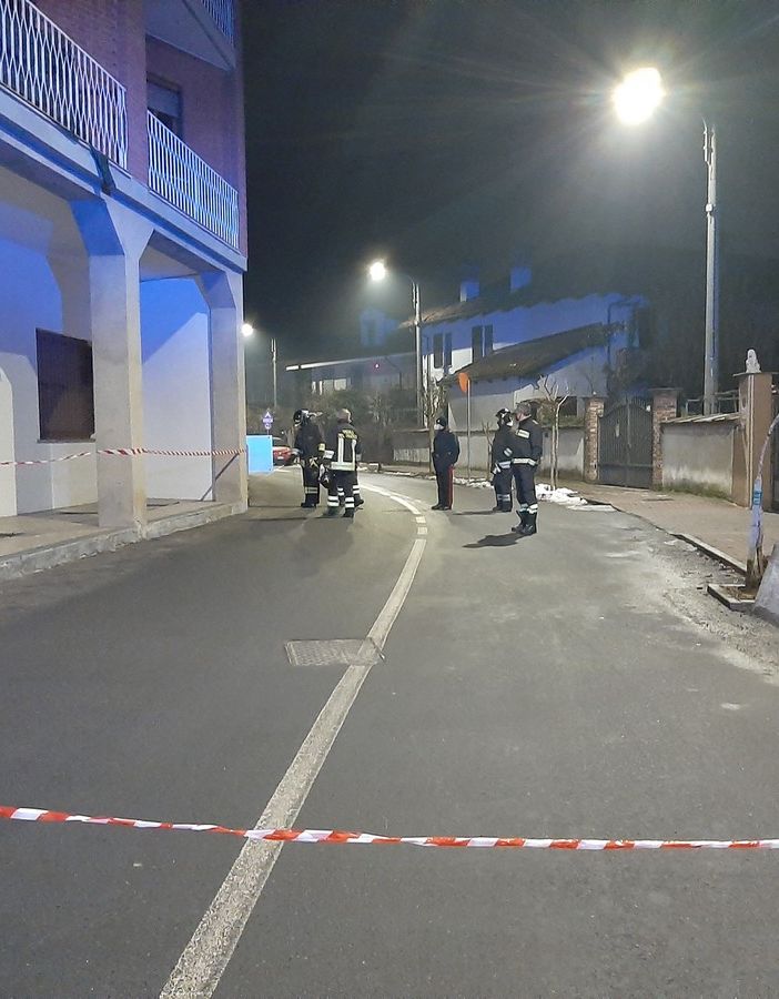 Grossa fuga di gas in via Virle a Vigone  [FOTO]