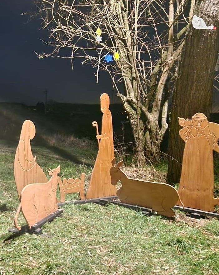 Uno dei presepi di Villafranca Piemonte