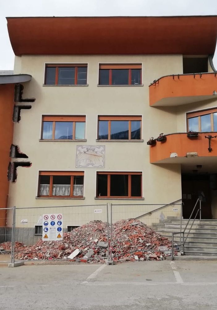 Municipio di Villar Pellice lavori per adeguamento antisismico