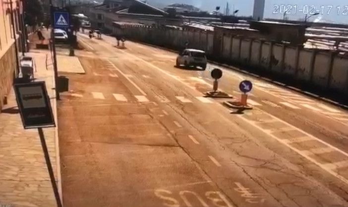 Fotogramma incidente mortale a Villar Perosa