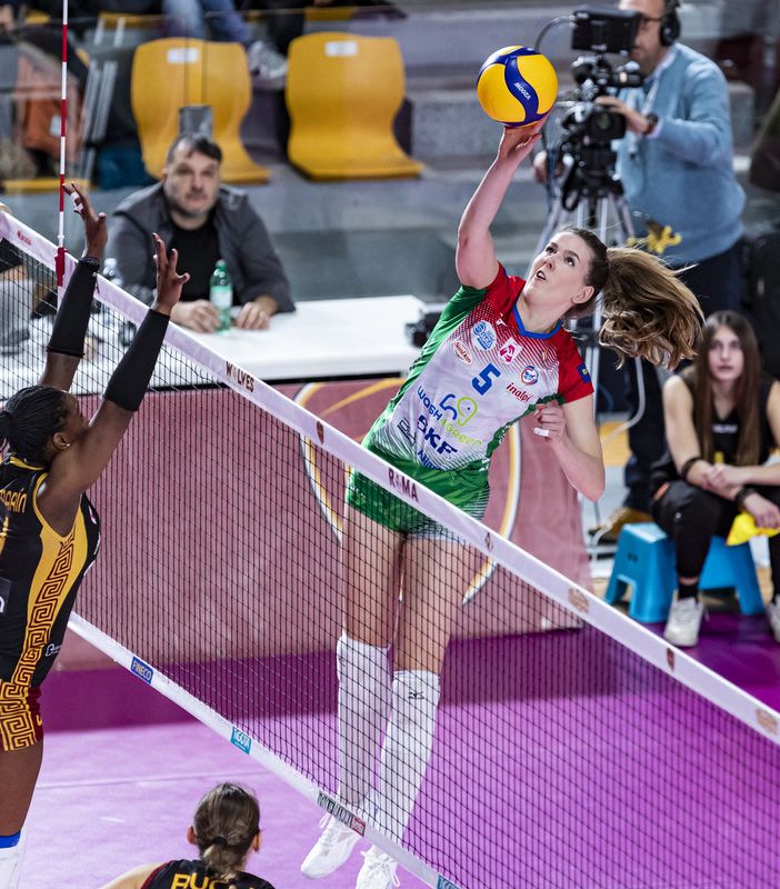 Attacco di Polder (foto di Lega Volley Femminile)