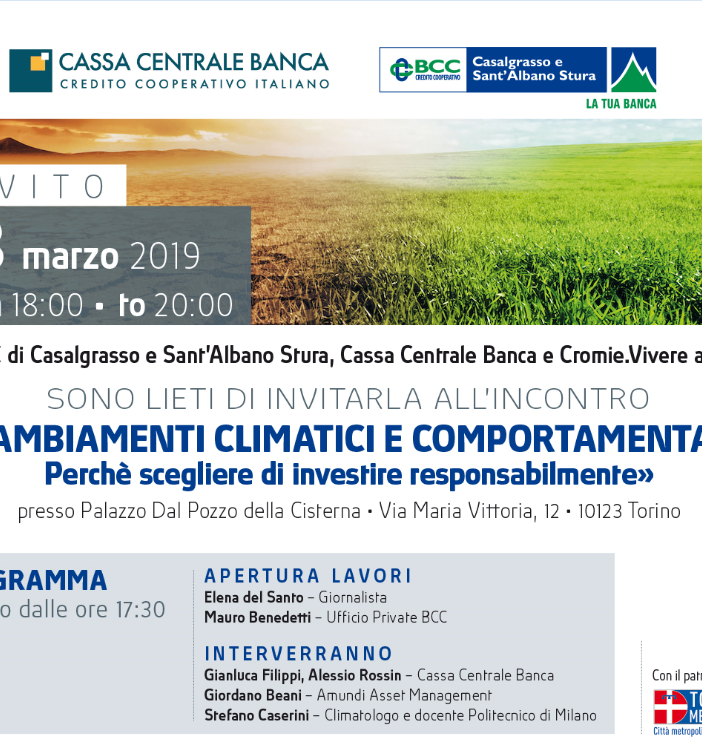 Investimenti responsabili e cambiamenti climatici: cosa cambia nel mondo finaziario?