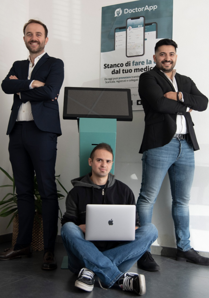 In foto i co-fondatori della startup, da sinistra a destra: Alessandro Giraudo - CEO, Alex Luciano CTO, Francesco Albanese - COO