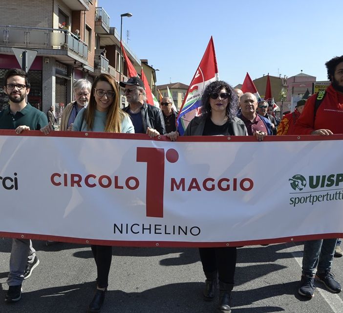 Nichelino, grande partecipazione alla manifestazione del 1° maggio