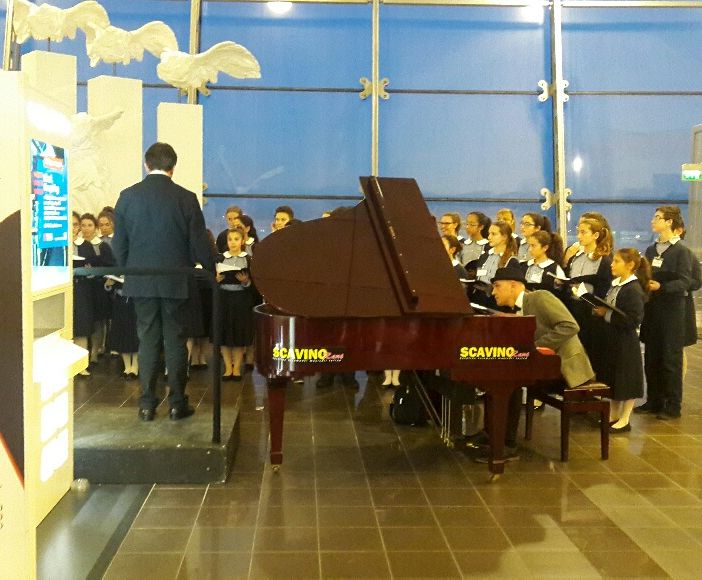 All'aeroporto di Caselle un pomeriggio all'insegna della musica e dello spettacolo