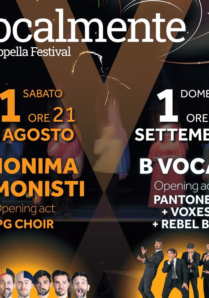 Il festival prosegue con il gruppo spagnolo B Vocal in concerto presso l'Auditorium Calvino Paglieri
