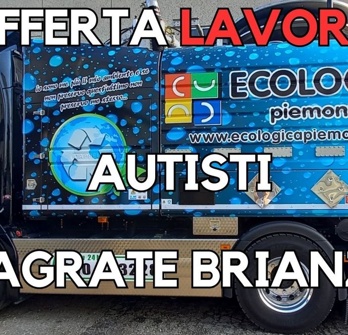 Sei un autista con patente CE CQC? C’è un'opportunità di lavoro in Lombardia sede di Agrate Brianza