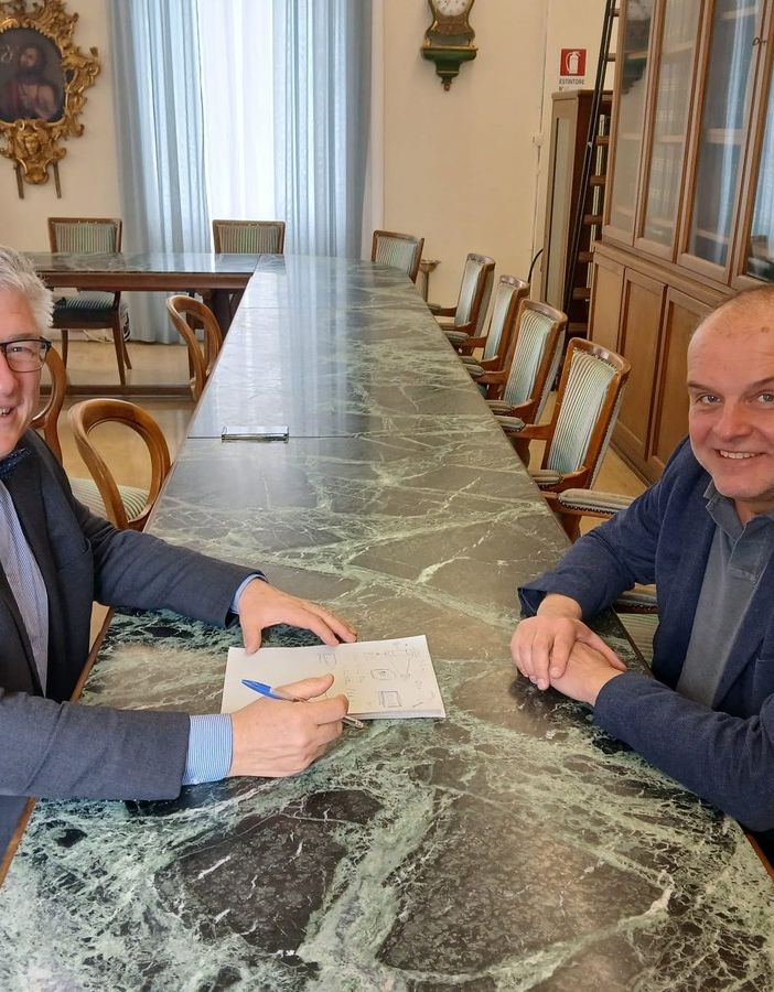 Incontro tra il rettore Geuna e il commissario Schael