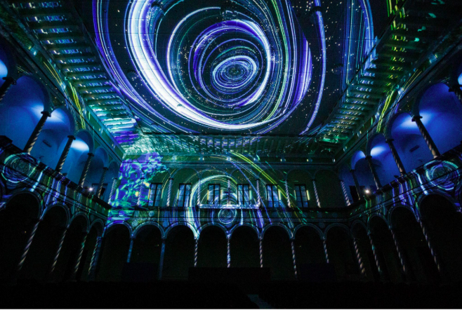 Genesis: il Palazzo della Luce si trasforma in uno spettacolo luminoso sulle origini della Terra