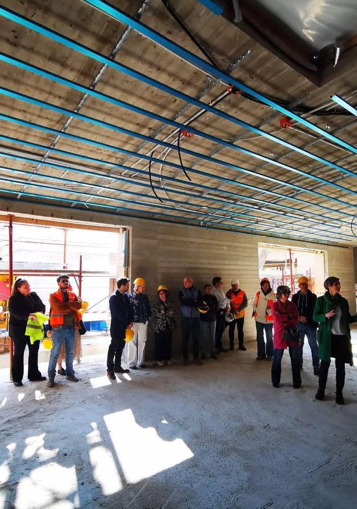 Sopralluogo al cantiere di via Giuria