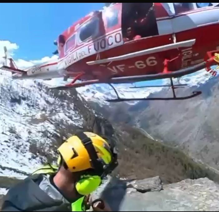 Escursionista in difficoltà salvata in elicottero a Balme [VIDEO]