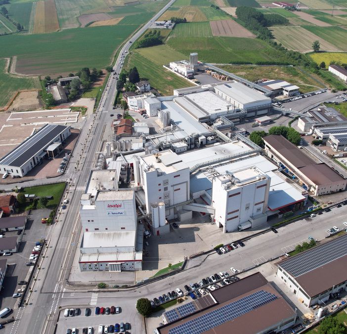 Lo stabilimento Inalpi di Moretta