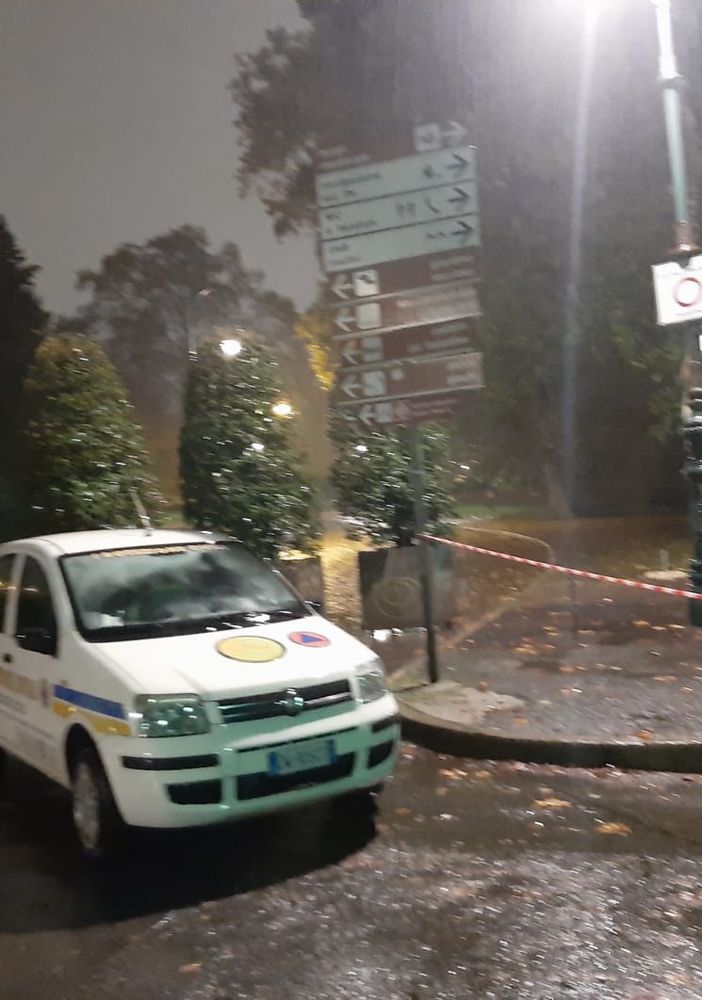 Pro.Civi.Co.S. impegna una squadra nell'evacuazione di via Nizza per la rimozione della bomba