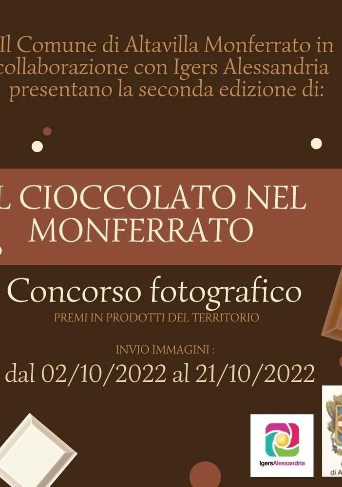 manifesto per concorso cioccolato