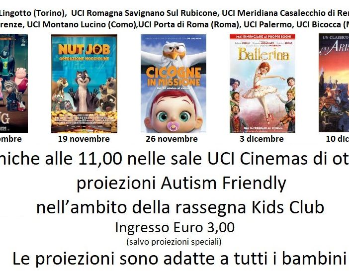 Fino a Natale film d’animazione in “Friendly Autism Screening”