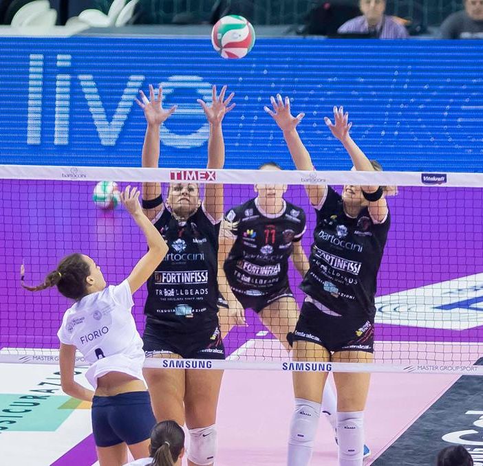 Il Barricalla Cus Torino Volley sconfitto 3 a 0 a Perugia