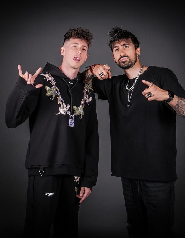 Il rapper Shade e il suo produttore Jaro